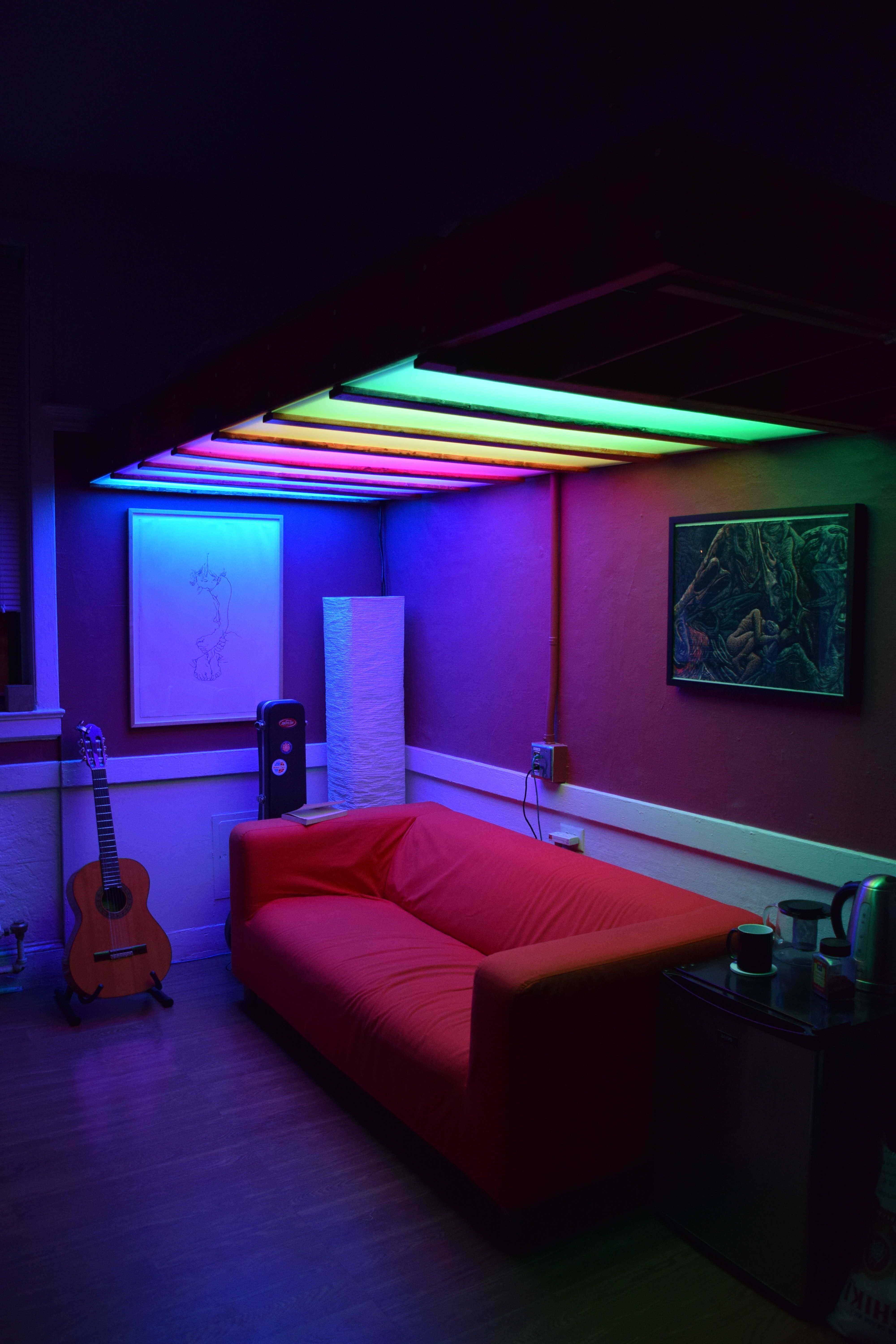 East Campus dorm room loft design